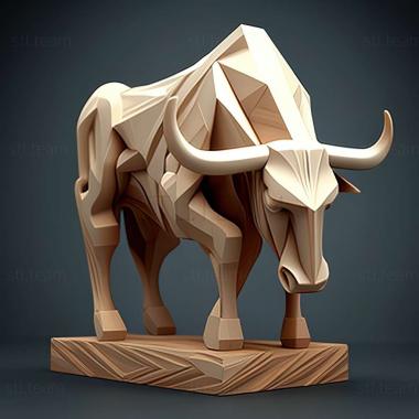 3D model oxen (STL)